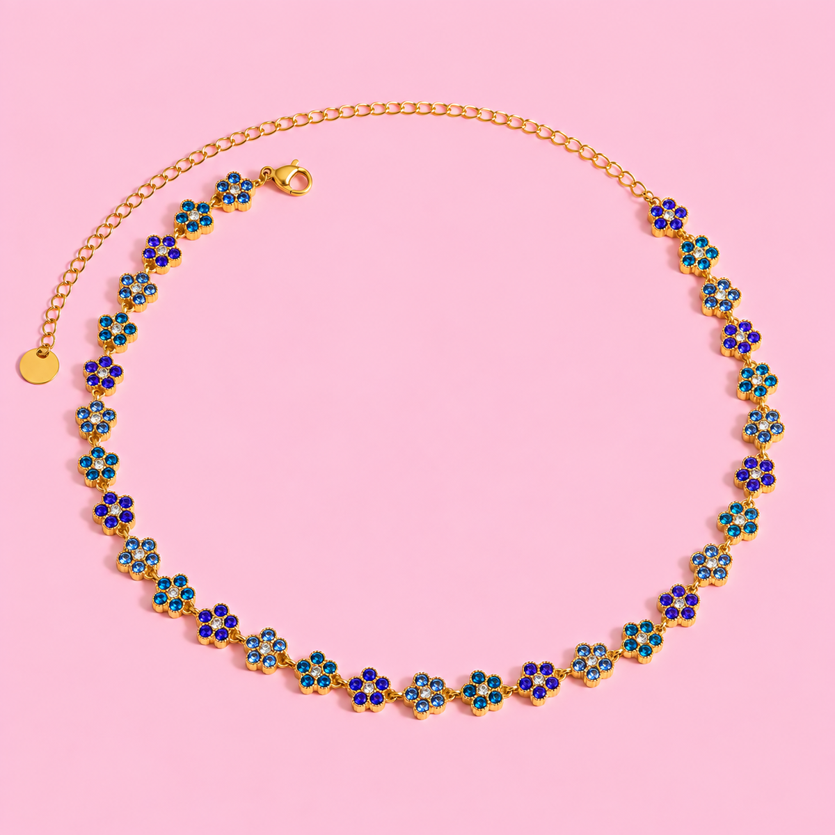 Collier Maya Bleu