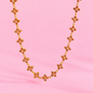 Collier Reine rose