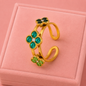 Bague Mily vert