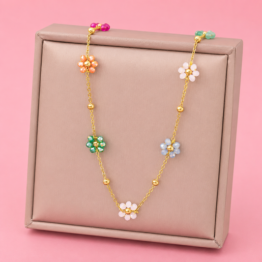 Collier pâquerettes
