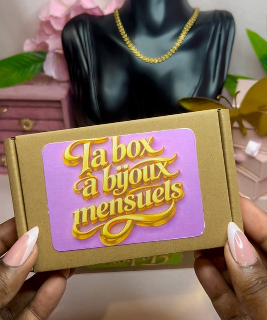 Box à bijoux Mensuel (Quantité limitée)