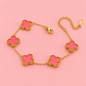 Bracelet Clover rose